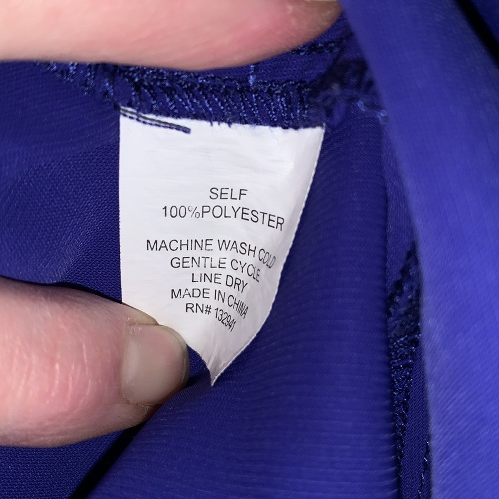 Amanda Uprichard Revolve Twist Front Maxi Dress Gown Cobalt Royal Nu Blue Size S - Picture 8 of 9